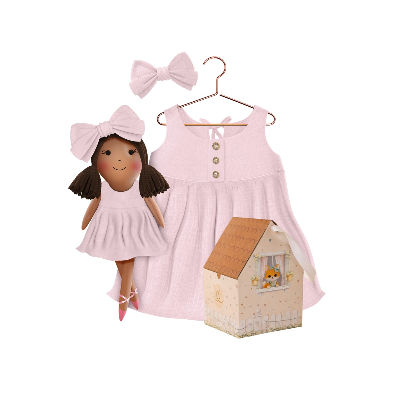 Classic Pink Collection – Manu Dress Set