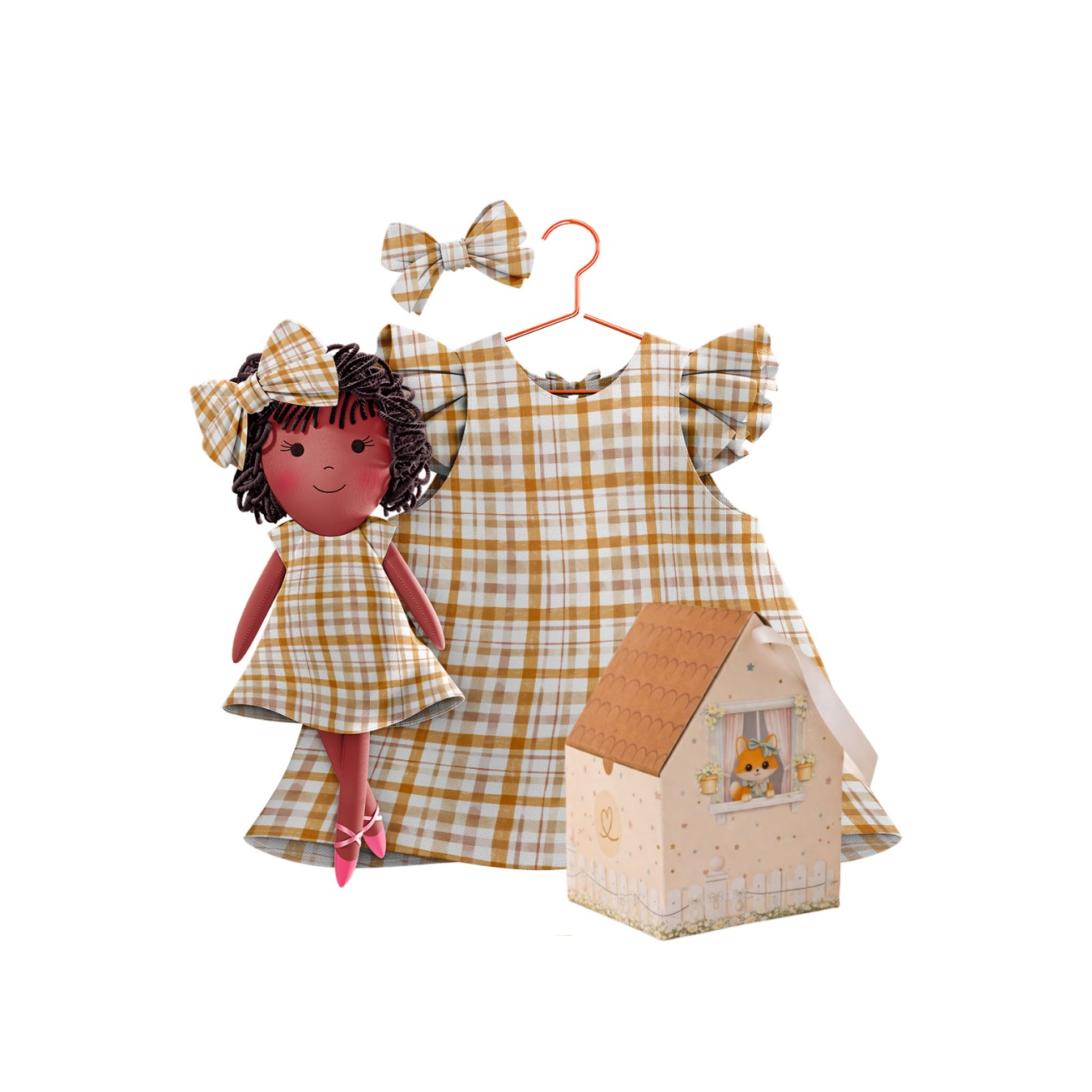Gingham Collection – Bella Dress Set