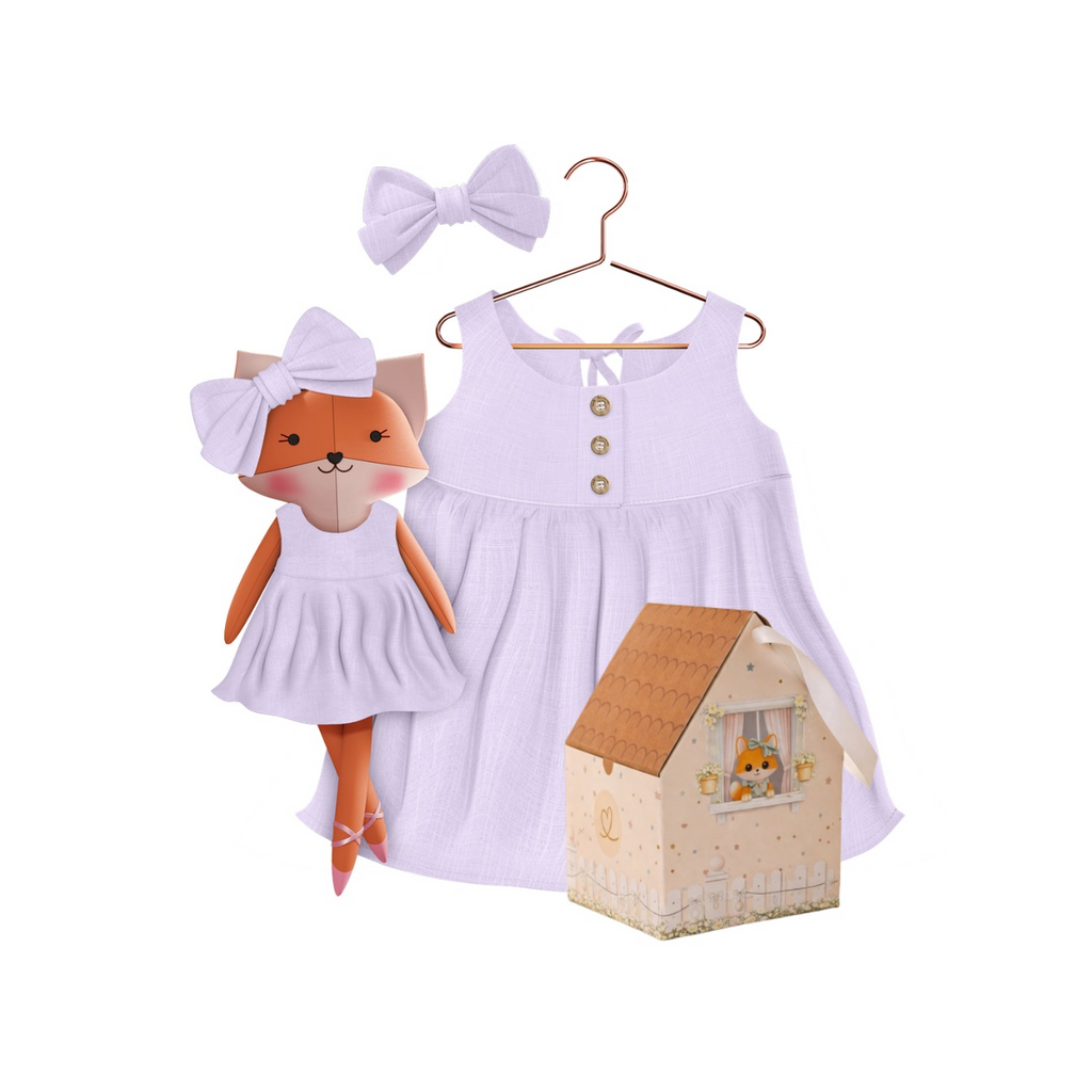 Classic Lavender Collection – Mrs. Fox Dress Set