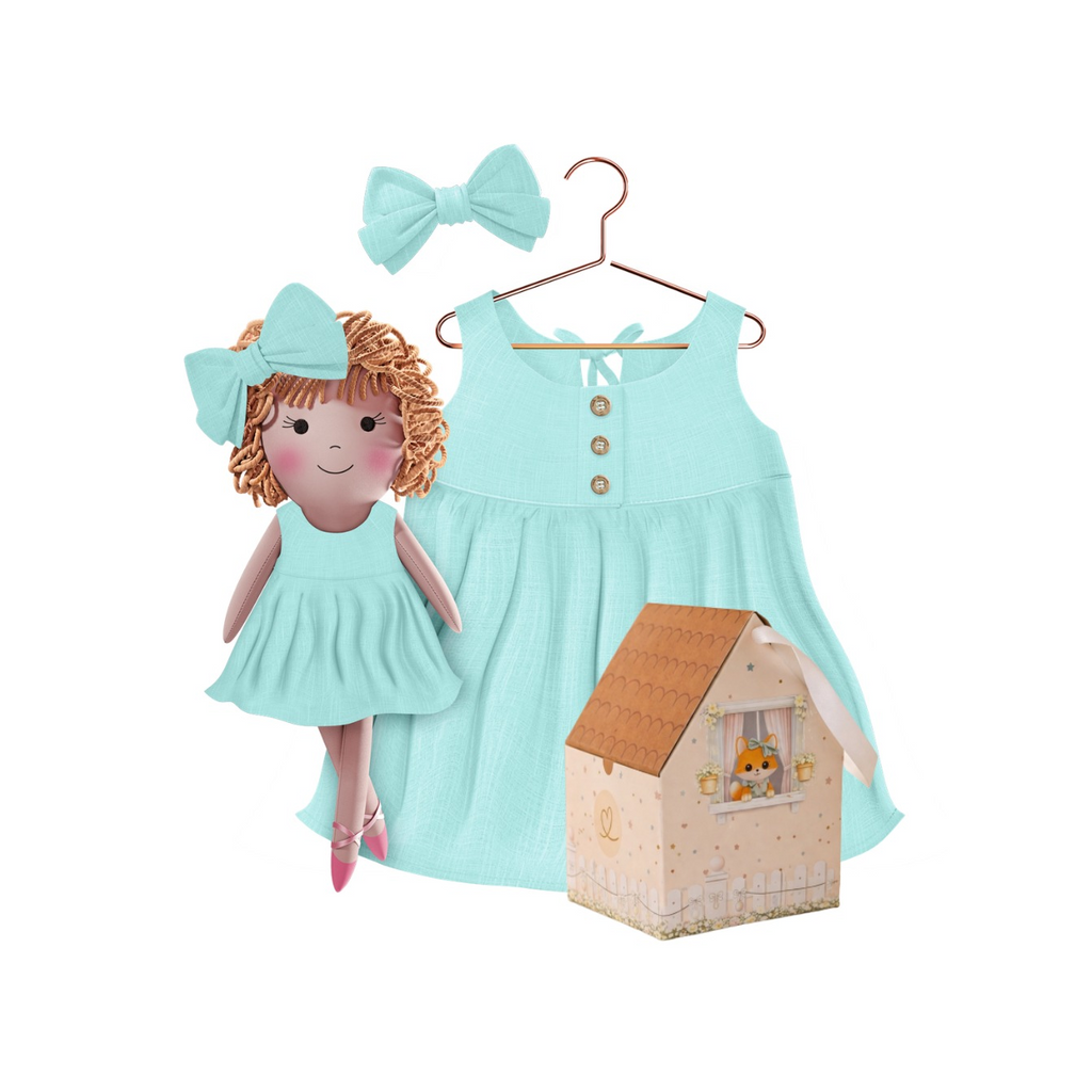 Classic Green Collection – Aninha Dress Set