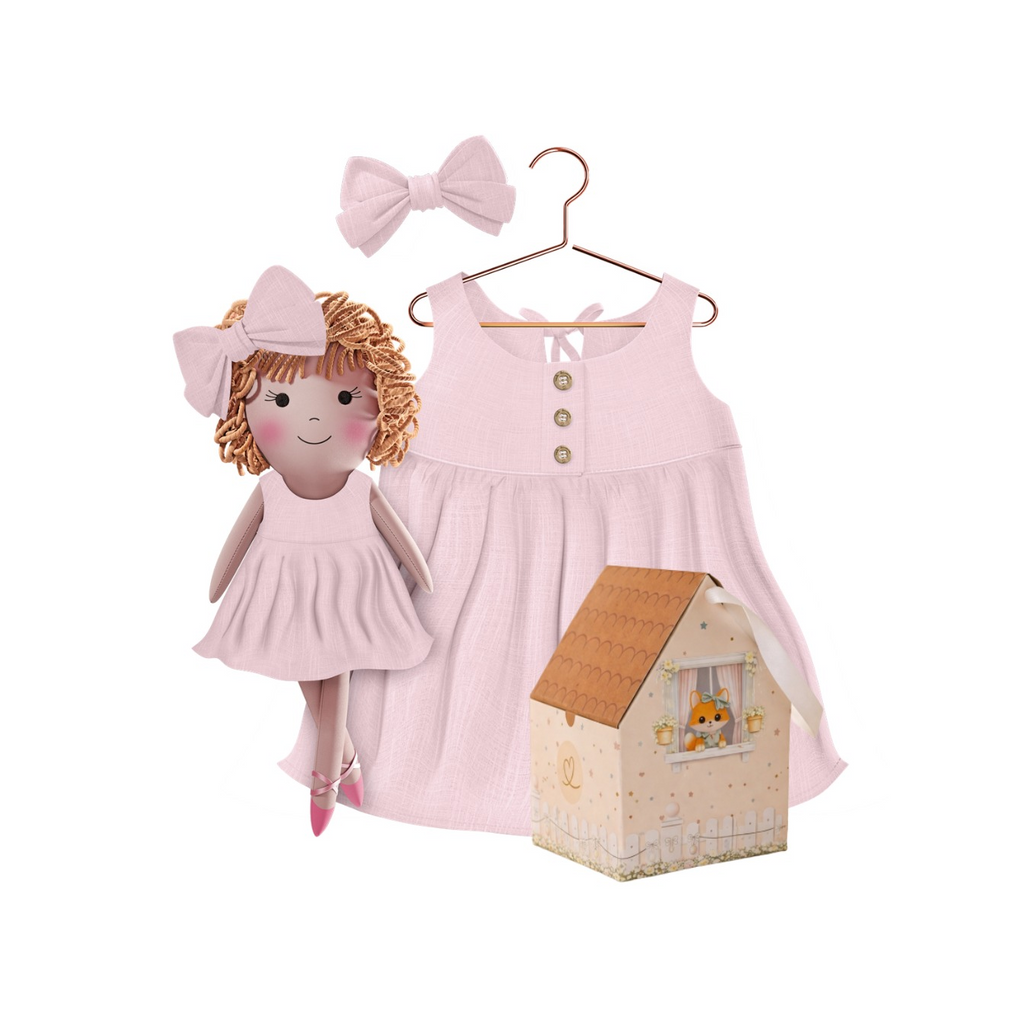 Classic Pink Collection – Aninha Dress Set