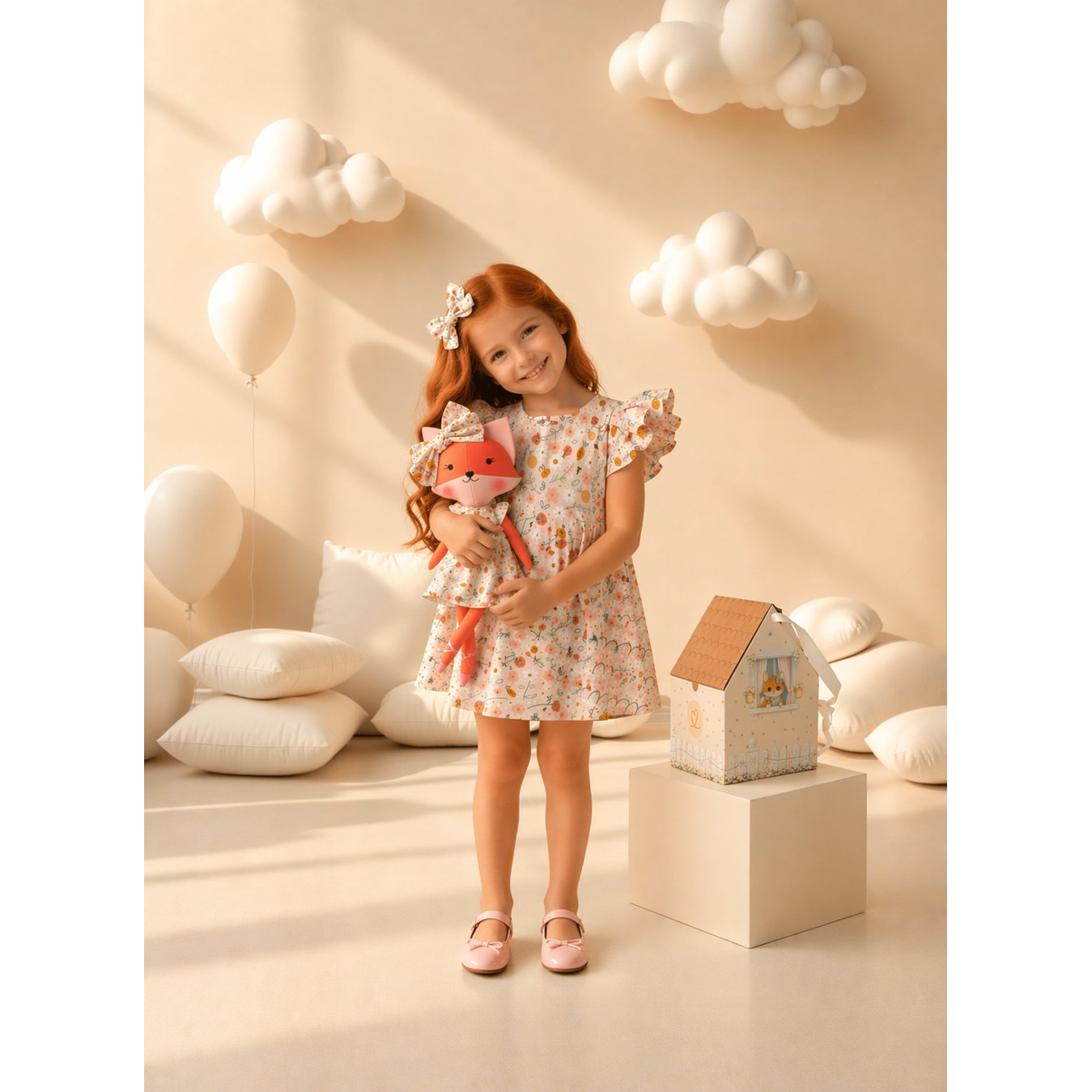 Picnic Collection – Mrs. Fox Dress Set