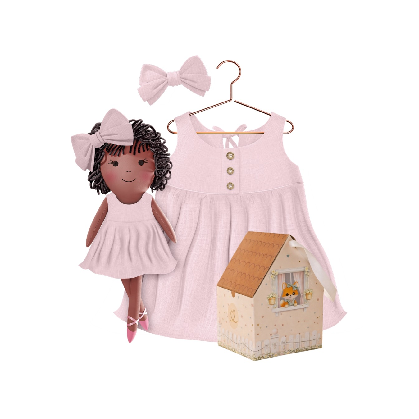 Classic Pink Collection – Bella Dress Set