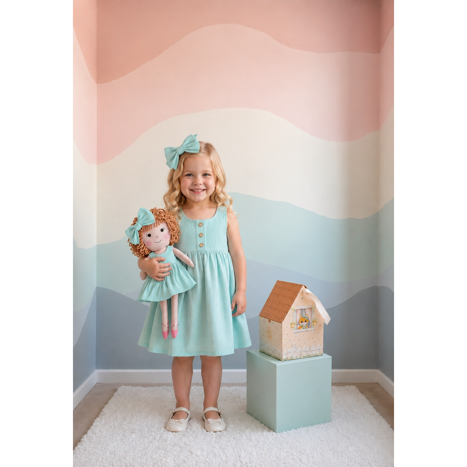 Classic Green Collection – Aninha Dress Set