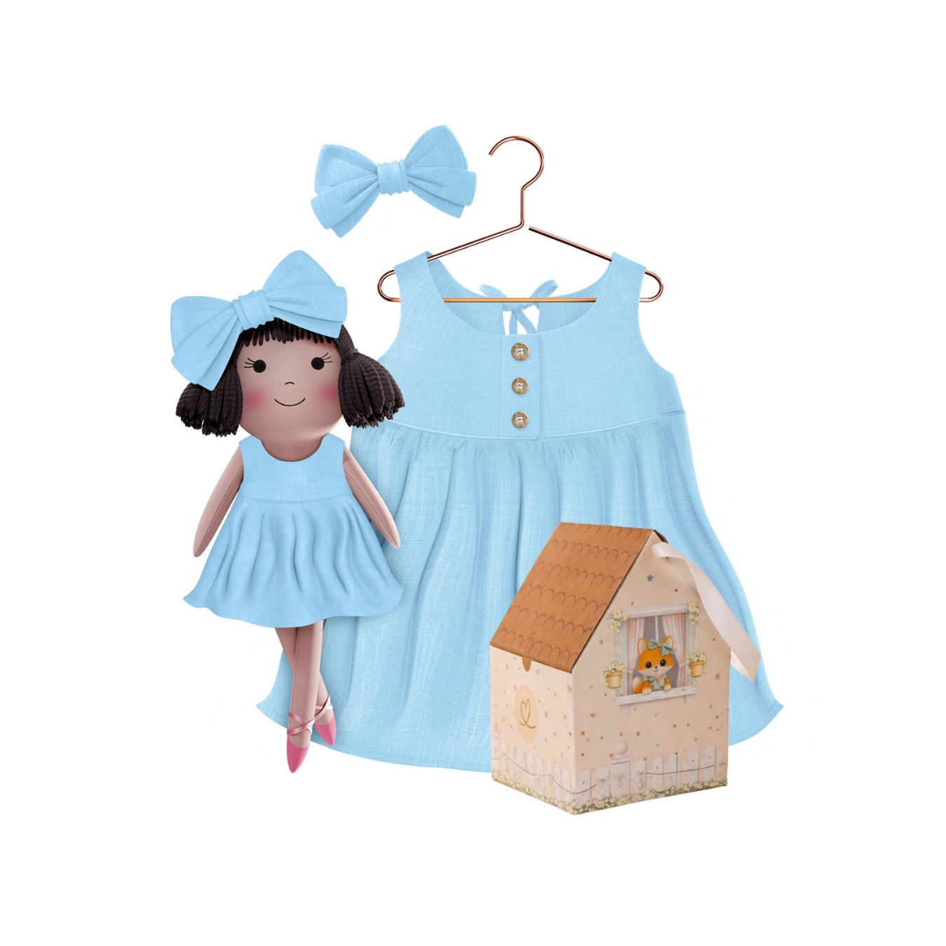 Classic Blue Collection – Alice Dress Set