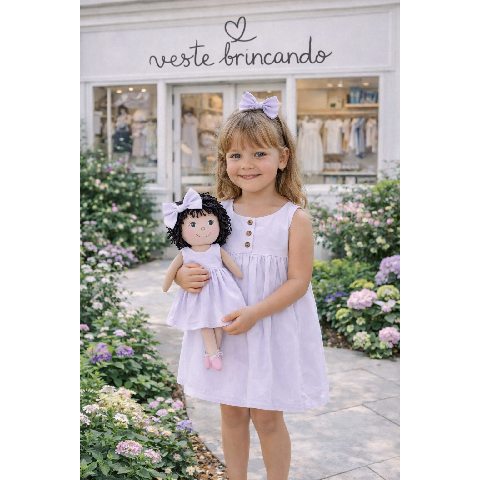 Classic Lavender Collection – Nelinha Dress Set