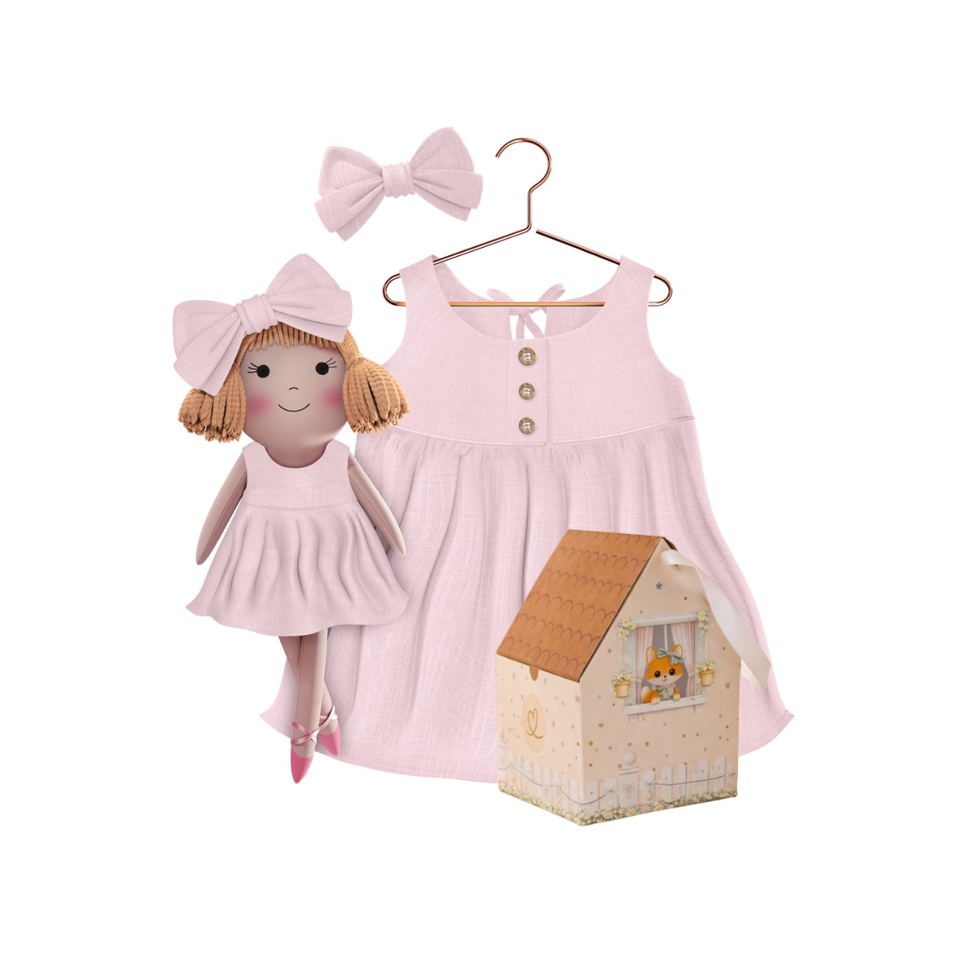 Classic Pink Collection – Nina Dress Set