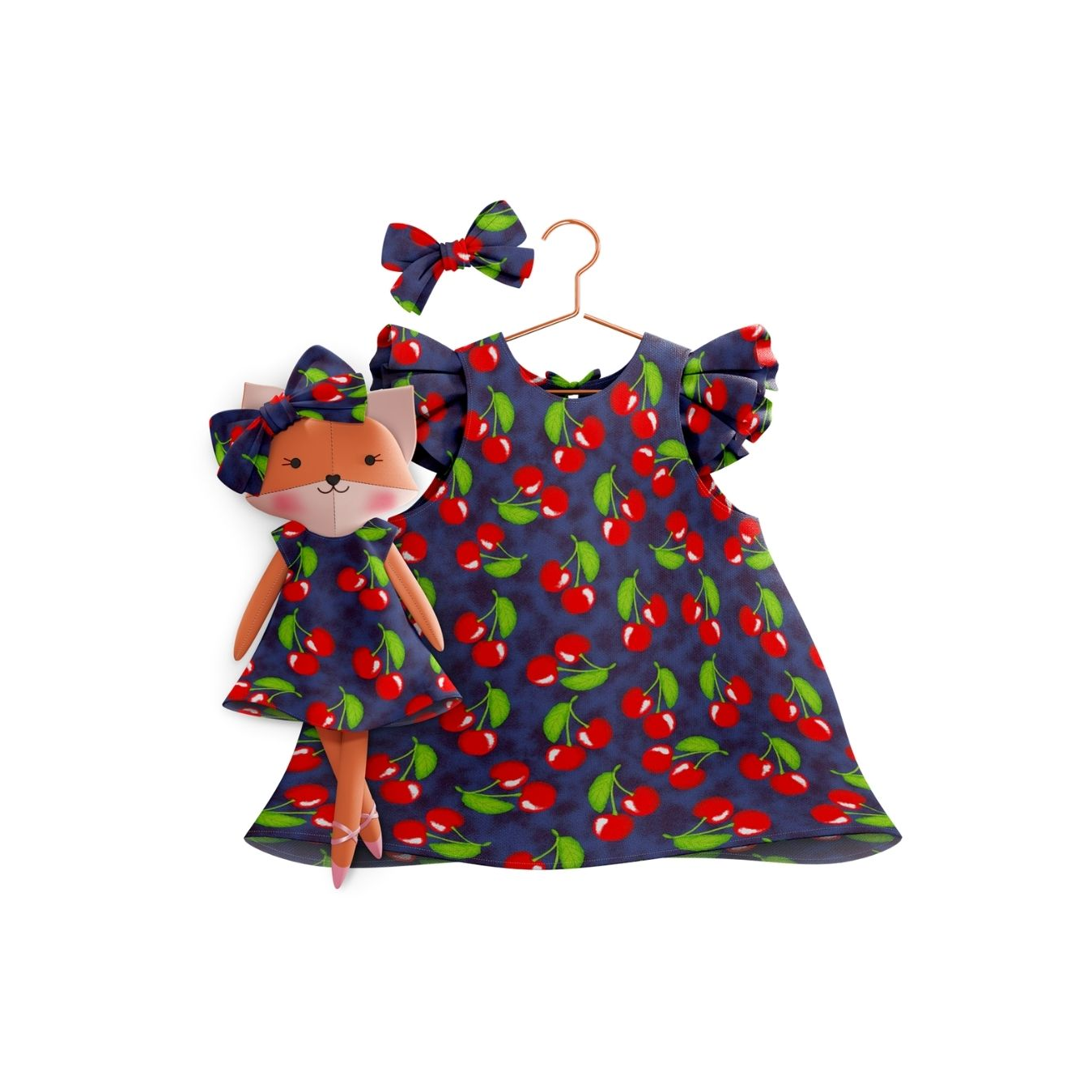 Cherry Collection – Mrs. Fox Dress Set
