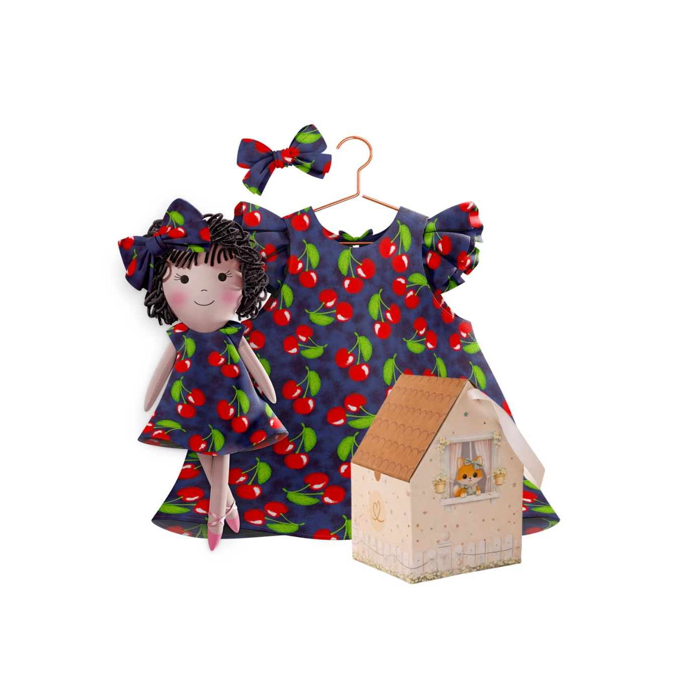 Cherry Collection – Nelinha Dress Set
