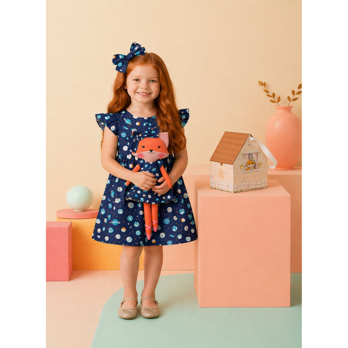 Space Collection – Mrs. Fox Dress Set