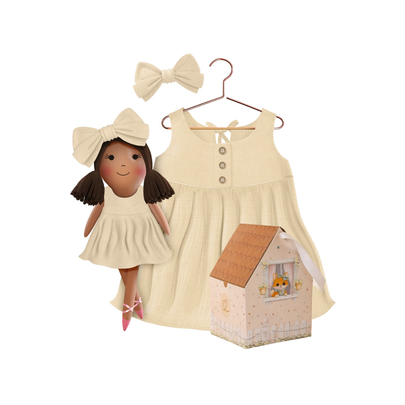 Classic Yellow Collection – Manu Dress Set