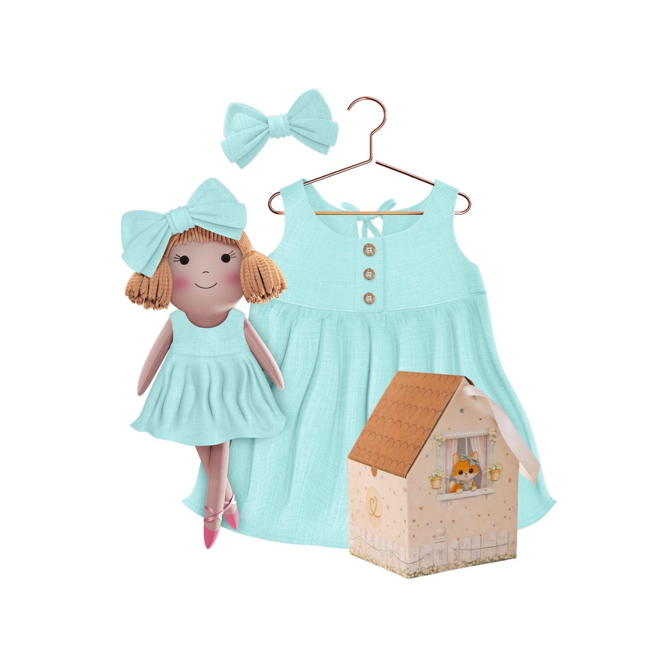 Classic Green  Collection – Nina Dress Set