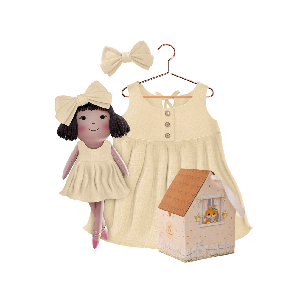 Classic Yellow Collection – Alice Dress Set