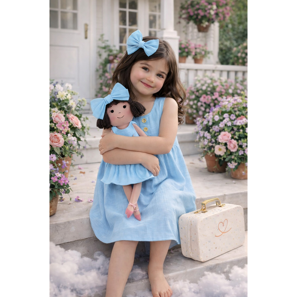 Classic Blue Collection – Alice Dress Set with Petit Case