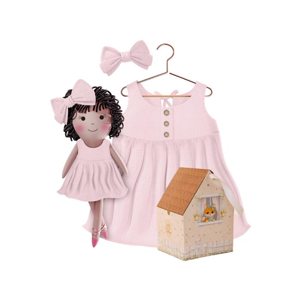 Classic Pink Collection – Nelinha Dress Set