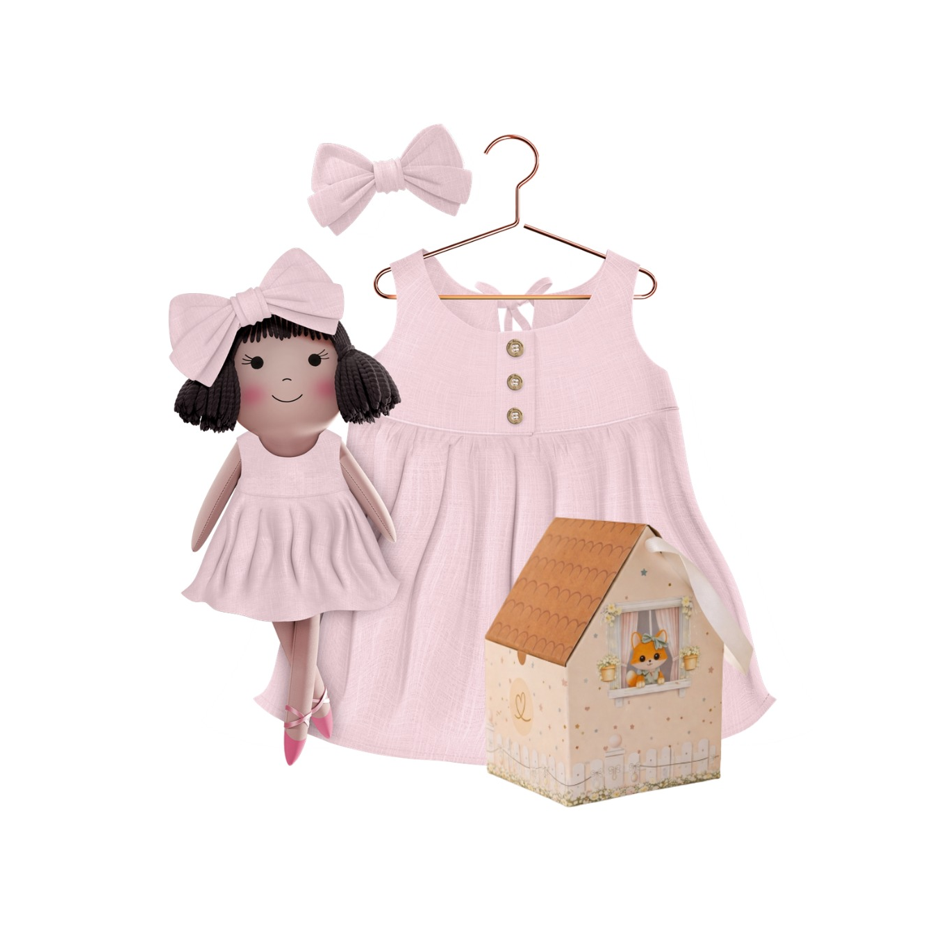 Classic Pink Collection – Alice Dress Set