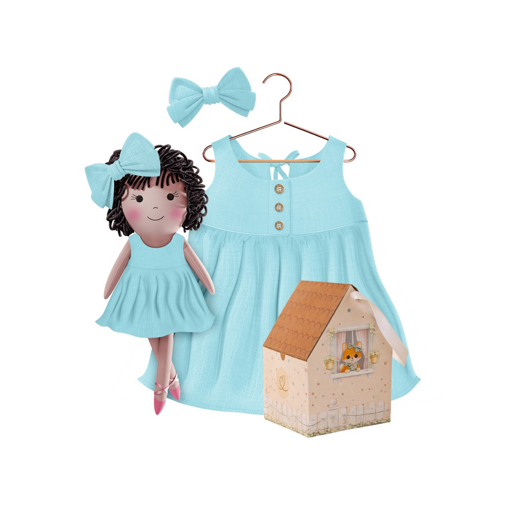 Classic Green Collection – Nelinha Dress Set