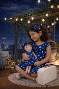 Girls Space Dress & Matching Doll Set with Petit Case – Nellie