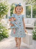 Girls Ballerina Dress & Matching Doll Set with Petit Gift Case – Nina