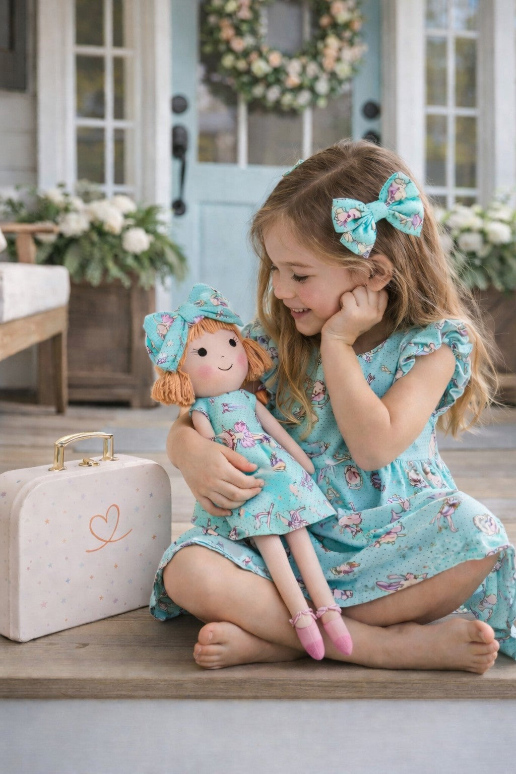 Girls Ballet Dress & Matching Doll Set with Petit Gift Case – Nina
